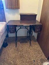 Antique 1800's Wheeler & Wilson No 8 Sewing Machine