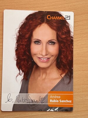 Andrea Rubio Sanchez - Channel 21 - Autogrammkarte original signiert - #29993