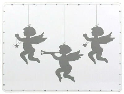 2er Set Tischsets 40 x 30 cm Korkunterseite Engel Cherub Angels Krasilnikoff - Bild 1 von 3