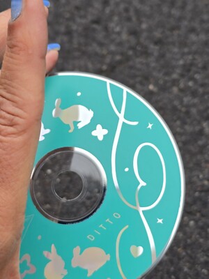 New Jeans OMG Ditto CD Message Cards Danielle Version stickers