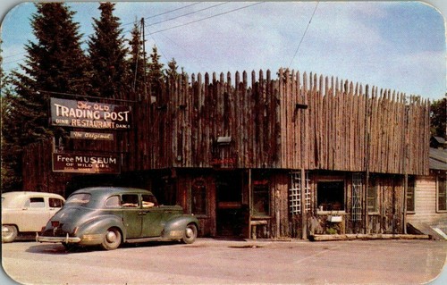 1950'S. TEICH'S OLD TRADING POST. EAGLE BAY, NY. POSTCARD EE6