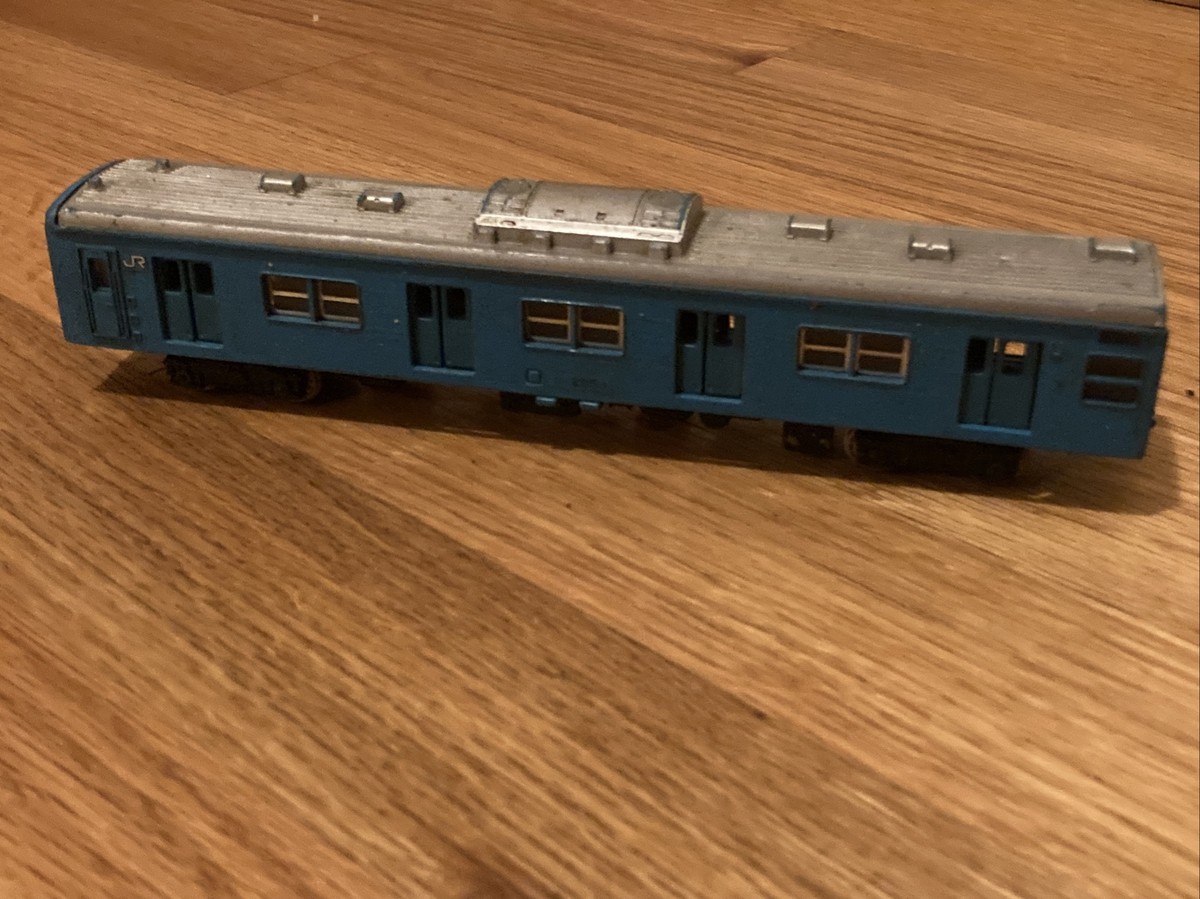 Vintage Diapet Yonezawa Die-cast Train 1/100 014 Japan Blue Diapet
