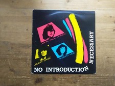No Introduction Necessary Very Good+ Vinyl LP Record Album POSSUM1 Page Jones +