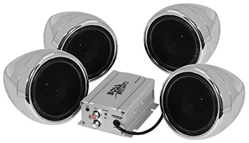 Boss Audio 1000W 4-Speaker Bluetooth Sound System Chrome - MC470B