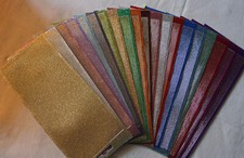 1 Stickerbogen Microglitterfolie "Linien, 2 mm", Farbwahl, Jitttenmeier