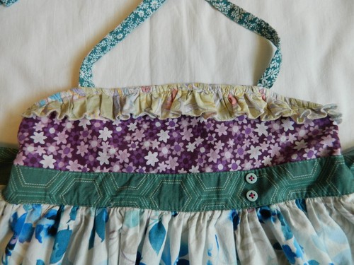 Matilda Jane Platinum Ellie Top size 10 #11/16 Blue Floral - Picture 2 of 7