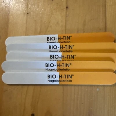 Nagelpolierfeile Bio-H-Tin 5stück Neu
