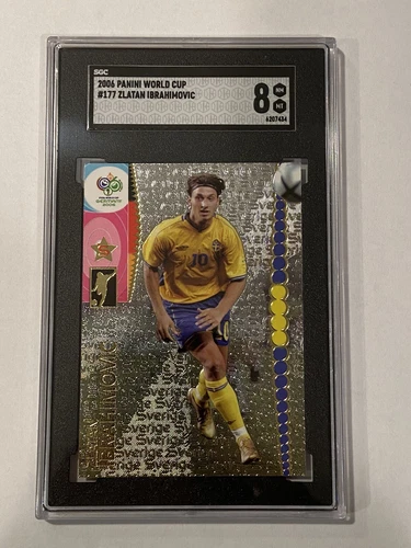 2006 Panini World Cup Zlatan Ibrahimovic #177 SGC 8 NM MINT