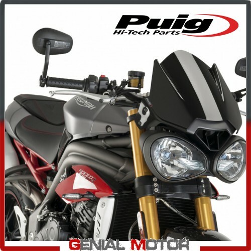 PUIG WINDSHIELD BLACK 8929N TRIUMPH STREET TRIPLE 765 R / RS 2017