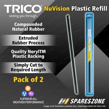 Trico Nuvision Plastic Wiper Blade Refills NVW610 8mm x 610mm Pack of 2