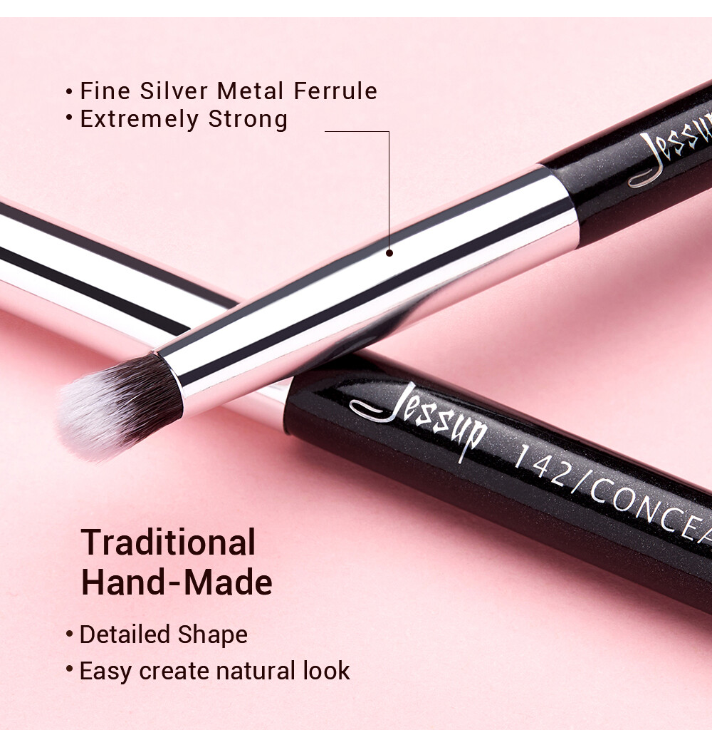 Jessup Makeup Brush Set 15Pcs Eyeshadow Blending Concealer Soft Eye