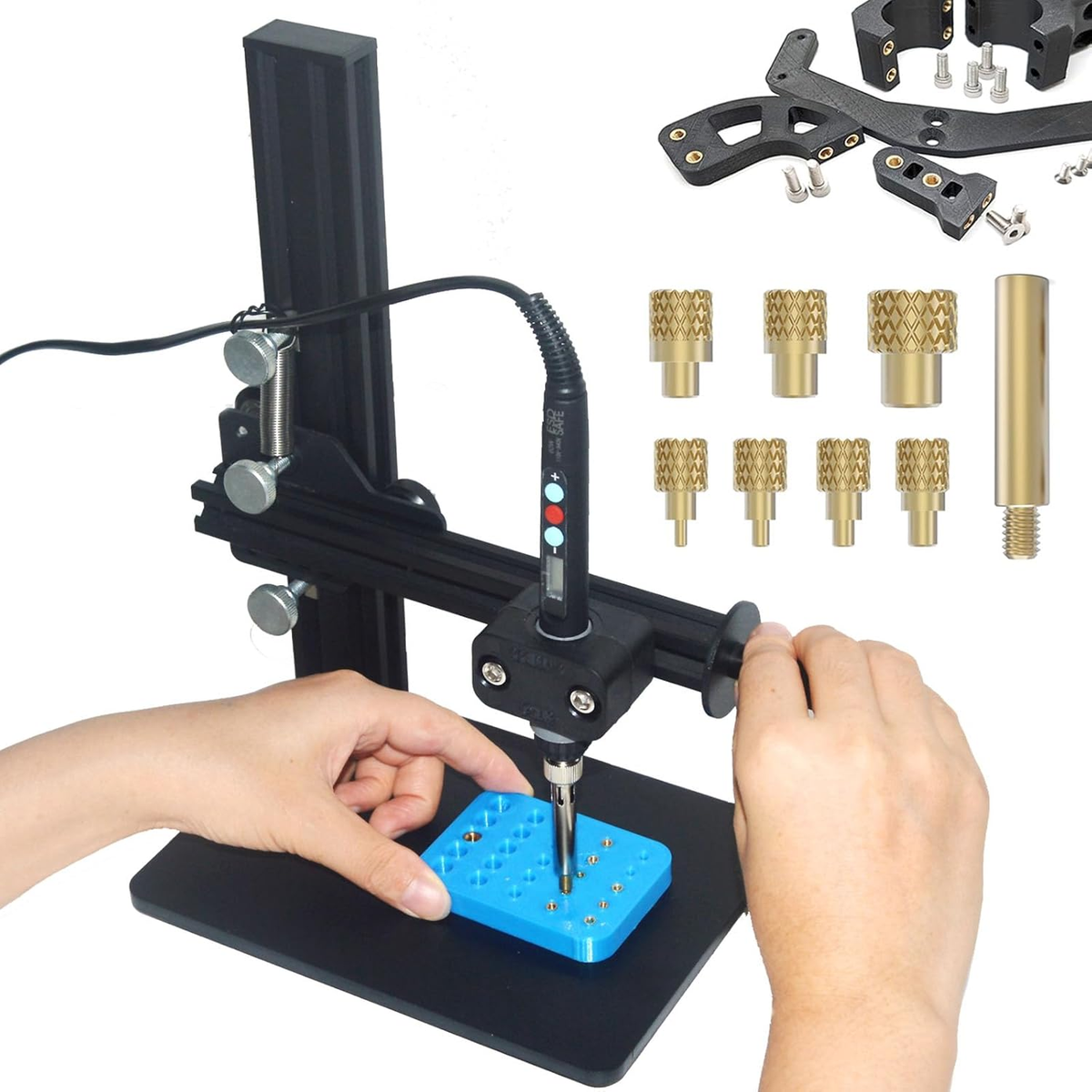 Vertical Heat Pressing Machine,Heat Set Insert Tool,Brass Inserts