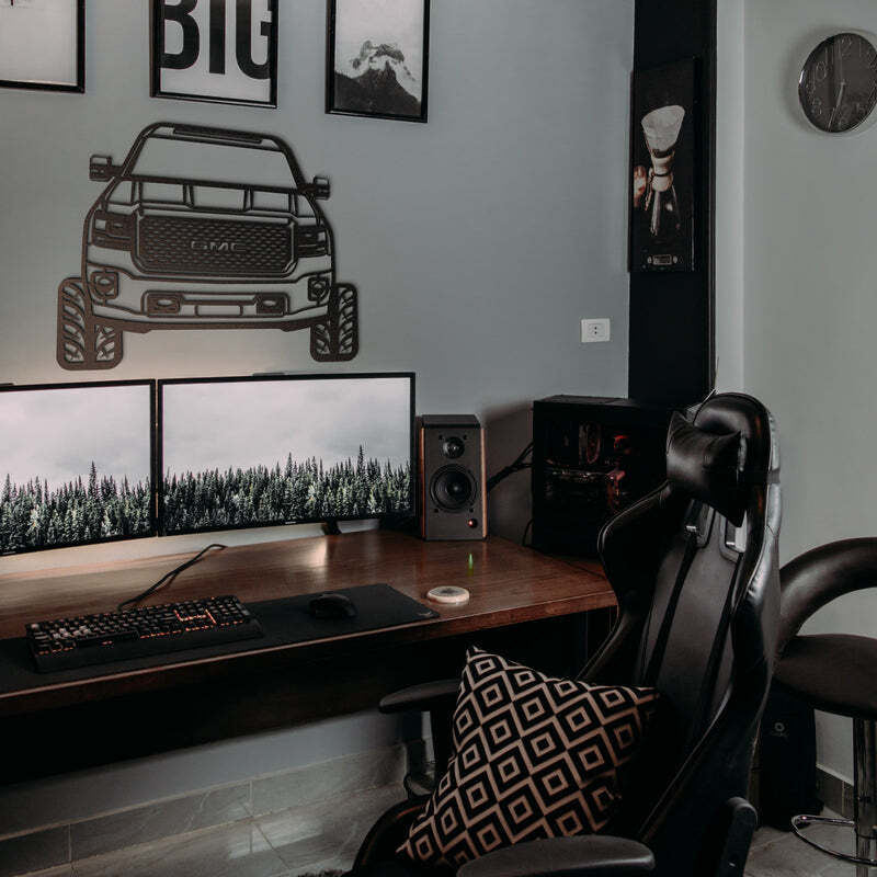 Wall Art Home Decor 3D Acrylic Metal Car Auto Poster USA Silhouette  2016 Denali