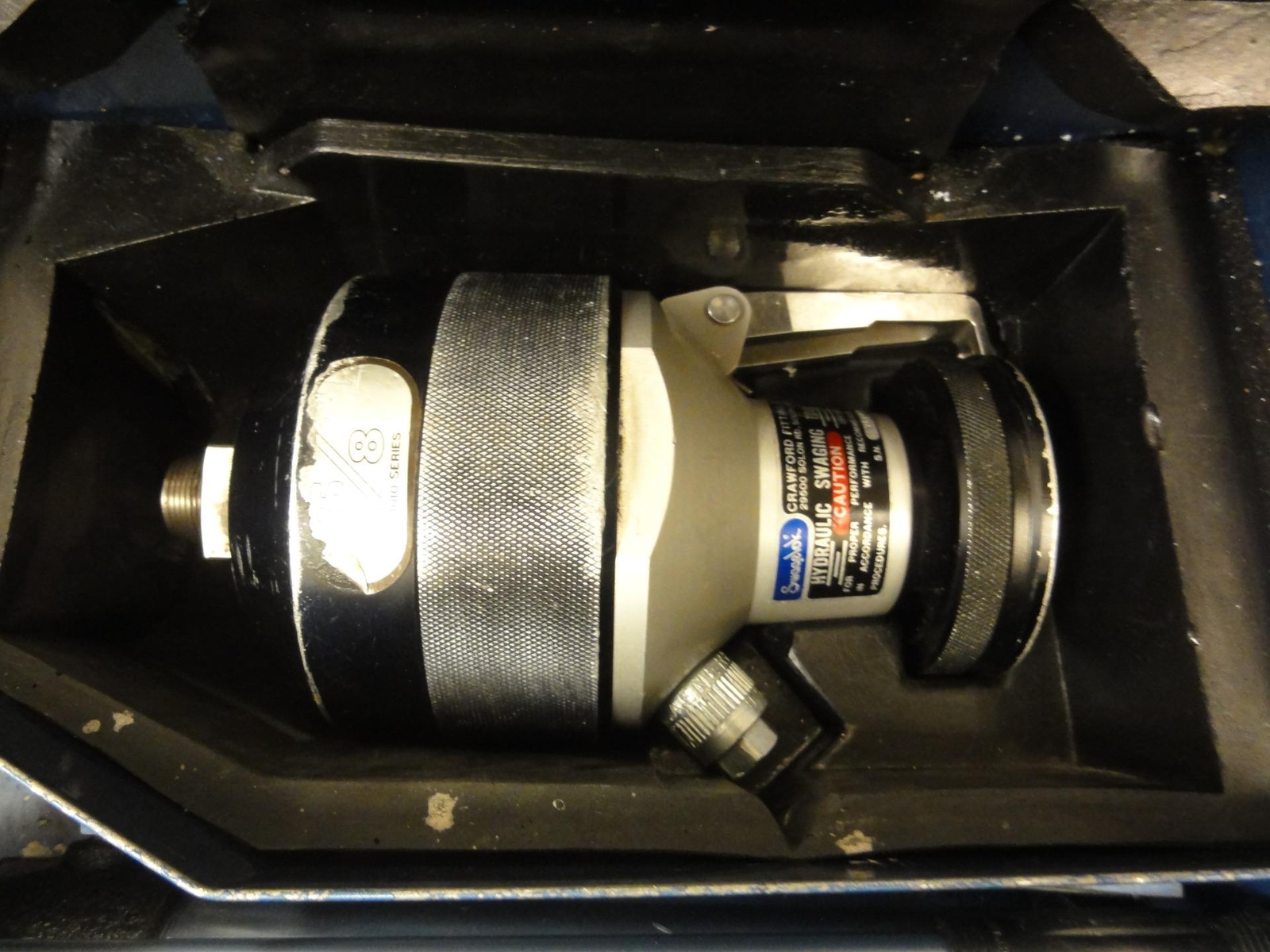 CLEAN 5/8" Swagelok 1010 Hydraulic Swaging Tool, hand pump, case, Swage