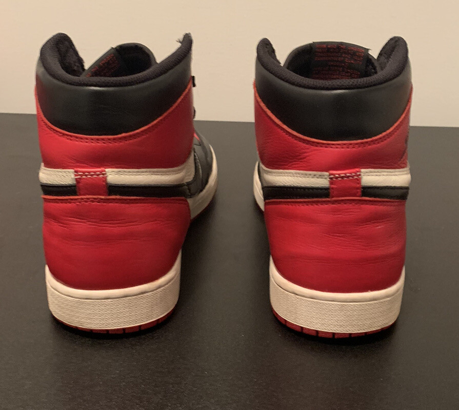 Nike Air Jordan 1 Retro High OG Bred Toe Men's Size 14 Chicago