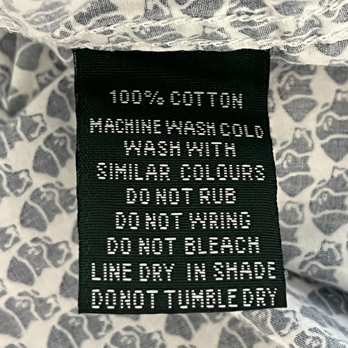 Rodd & Gunn Button Front Sports Fit Hemd Hundekopf Lab Print Herren XL Italien Freizeit - Bild 8 von 11