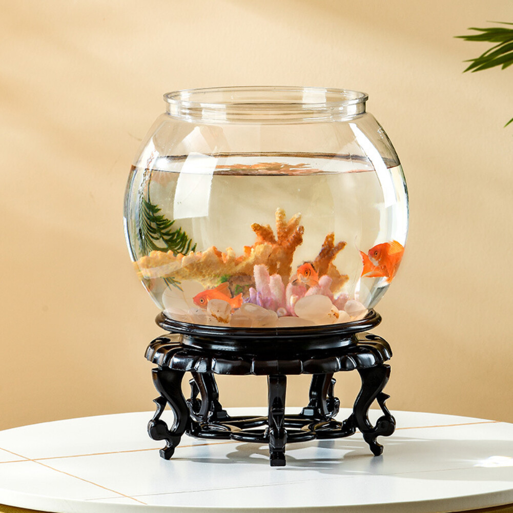 Living Room Candy Holder Gift Vase Fish Bowl Drum Style Anti Fall