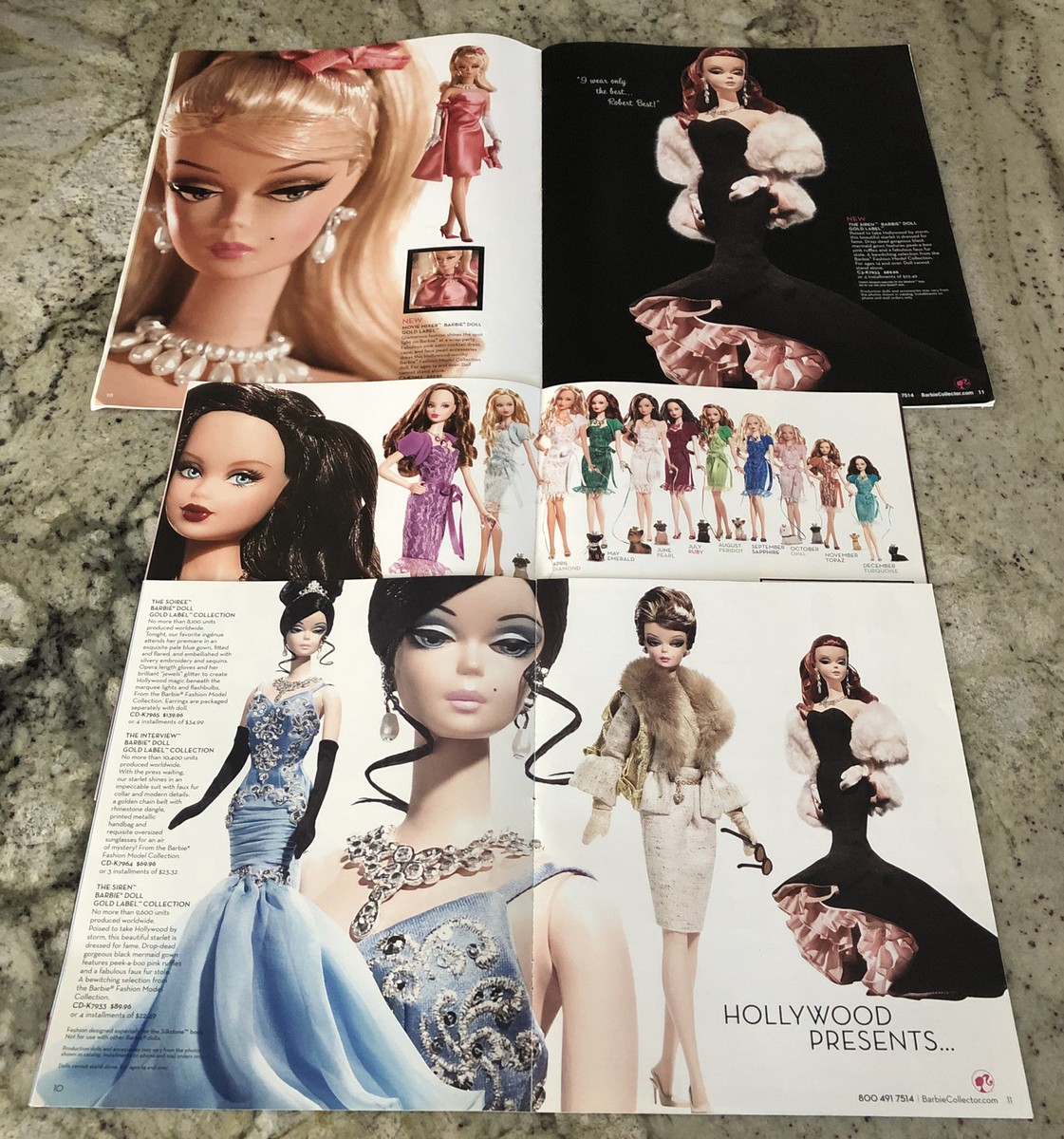 3 Barbie Collection Collector 2008 Spring Preview, Fall & Summer