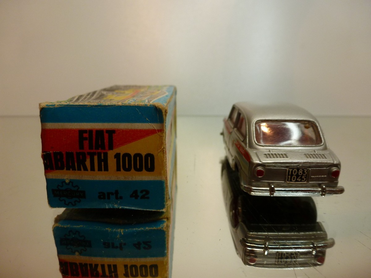 MERCURY 42 FIAT ABARTH 1000 - RALLY #132 - SILVER 1:43