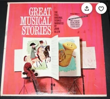 Vintage "Great Musical Stories" Childrens Record Lp ***Damaged***