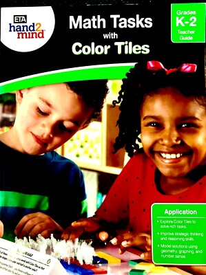 Math Tasks With Color Tiles Grades K-2 Teacher Guide - VERY GOOD