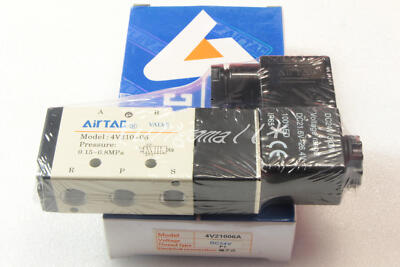 1PCS Airtac Solenoid Valve 4V210-06 Coil 24VDC New