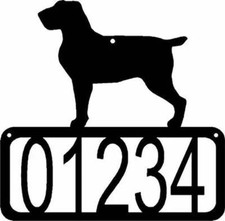 Spinone Italiano Dog House Address Sign - Made in USA