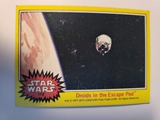 1977 Topps Star Wars Series 3 Yellow Card #172 Droids Escape Pod......