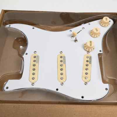 Prewired Loaded Pickguard with SSS Single Coil Pickups for Fender Strat Guitar