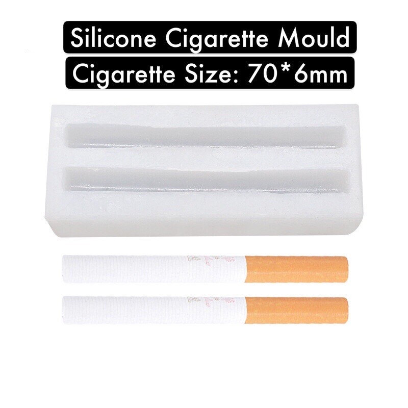 mould cigarette Silicone Silicon Cigarette Chocolate Sugarcraft Mould Mold DIY Clay Resin