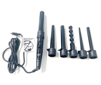 SKM SM-C505 6 In 1 Curling Iron Wand Set for Wave Hairstyling