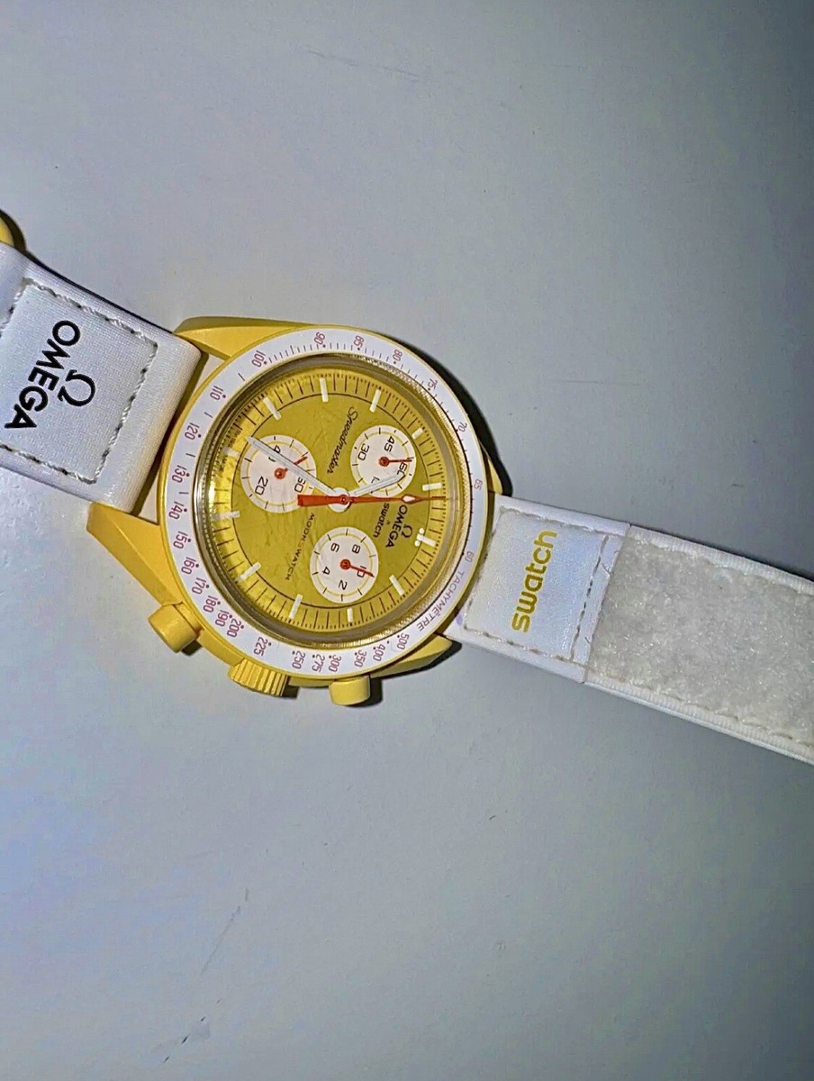 OMEGA x Swatch Speedmaster MoonSwatch Sun Yellow Men's Watch