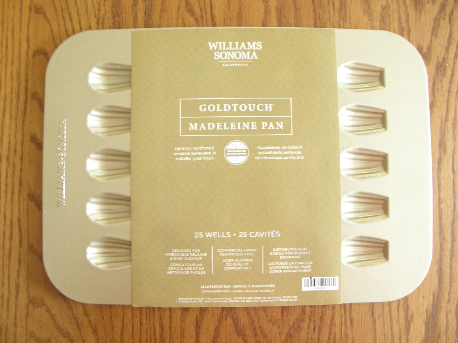 Williams Sonoma Goldtouch® Pro Nonstick Mini Madeleine Cake/Cookie Pan New eBay