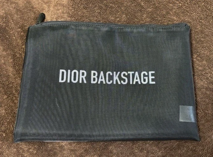 Christian Dior BACKSTAGE Nouveauté Pochette Etui Maille Noir Sac à Main NEUF Pochette Limitée