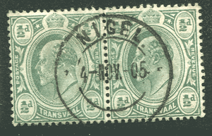 TRANSVAAL-15763-NIGEL-postmark-cancel