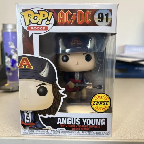 Funko Pop! Rocks #91 "ANGUS YOUNG" 2019 CHASE AC/DC