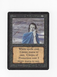 Gloom Beta MP MTG Magic the Gathering 1