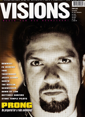 VISIONS Musik für die Neunziger Nr. 46 5. Jahrgang 05/96 Mai 1996 PRONG