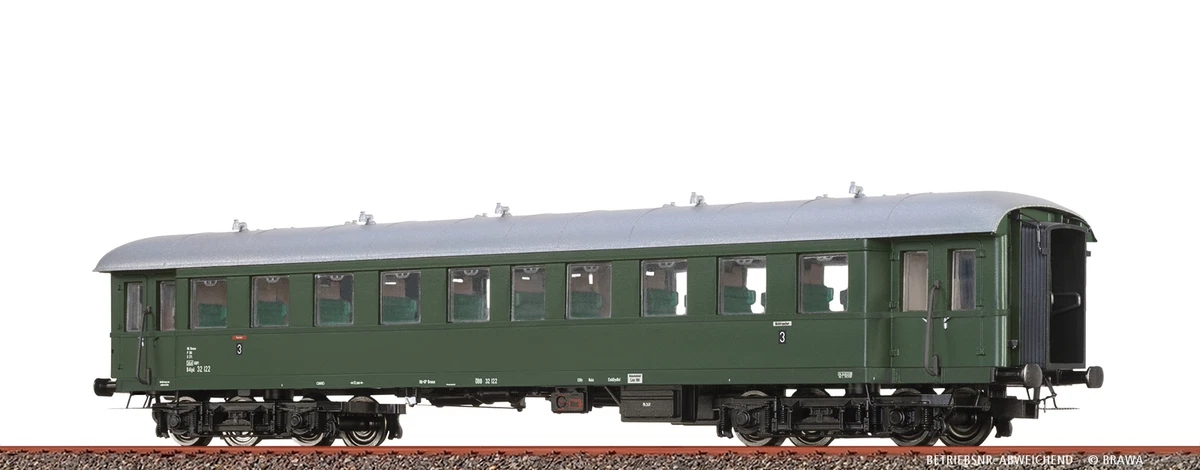 Brawa 46185 Eilzugwagen B4ipü ÖBB 1:87 Spur H0 DC Neu OVP