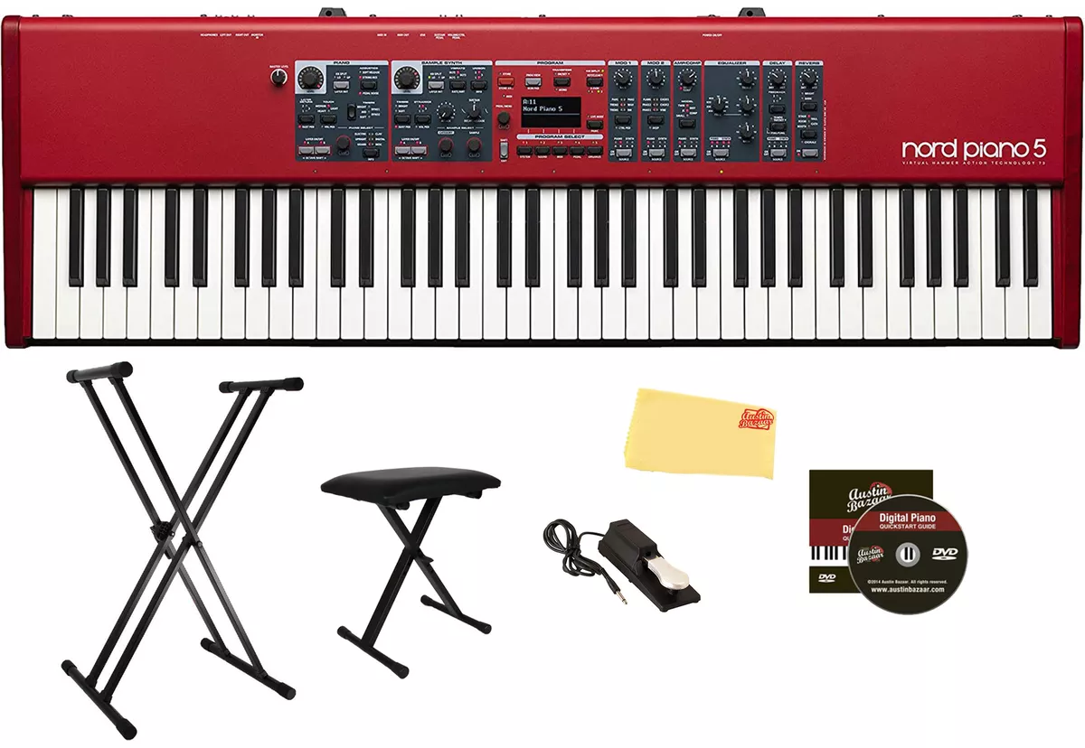 Nord Piano 5 73 Key Stage Piano w Adjustable Stand