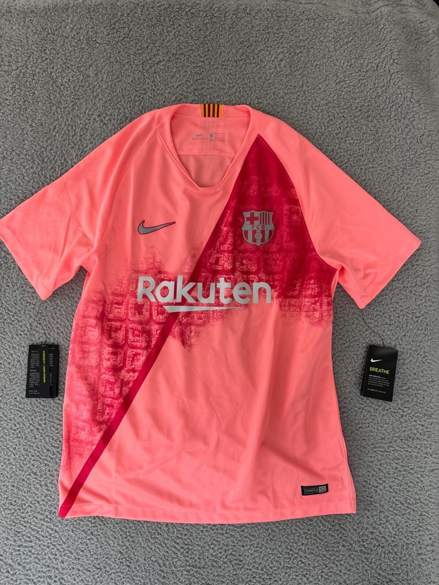 ウェア FC Barcelona Jersey Size M PiNK Amazon.com : NIKE Men's Soccer F.C. Barcelona Third Jersey