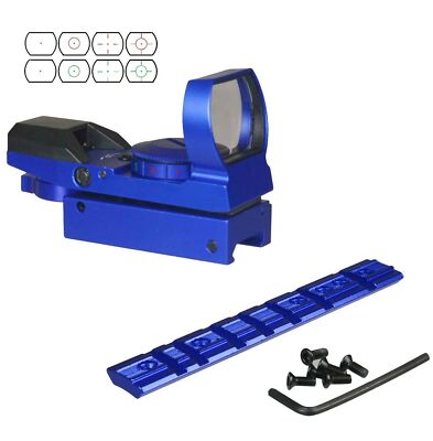Ruger 1022 Top Weaver Mount With Reflex Dot Sight 4 Adjustable Variations Color