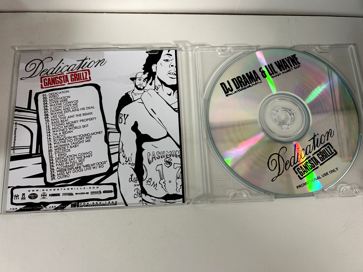 DJ DRAMA LIL WAYNE THE DEDICATION 1 GANGSTA GRILLZ PROMO MIXTAPE
