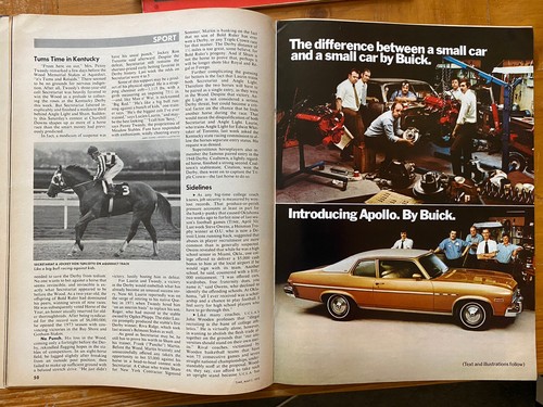 Time Magazine 1973 Georg Solti Fastest Baton In The West Buick Car Adverts - Picture 3 of 5