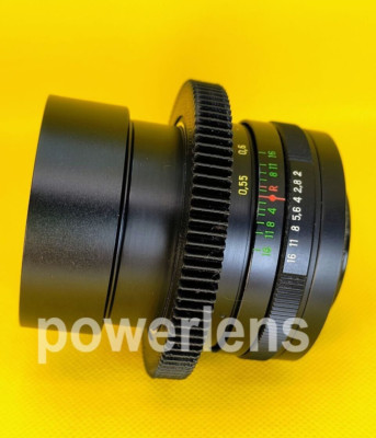 Helios 44M 58mm F2 KMZ Cine mod Anamorphic Soviet lens M42 mount Sony E Nex