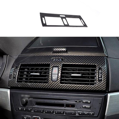 ABS Carbon Fiber Middle Console Air Outlet Vent Trim For BMW X3 E83 2006-2010 - 第 1/10 張圖片