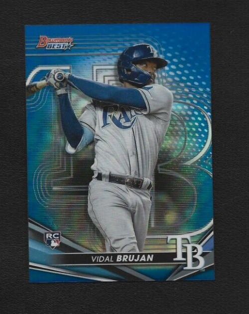 2022 Bowman's Best Vidal Brujan #55 Blue Refractor 135/150 Tampa Bay Rays