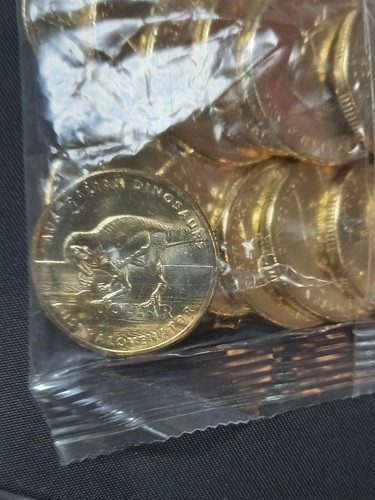 Dinosaur Coins UNC Mint Bags of New 2022 $1 RAM All 4 Completed Set - Picture 3 of 5