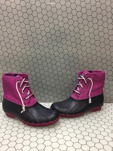 lavender sperry boots