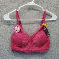 Bali Lace Desire Wireless Bra Womens DF6591 Small S Pink Berry New NWT